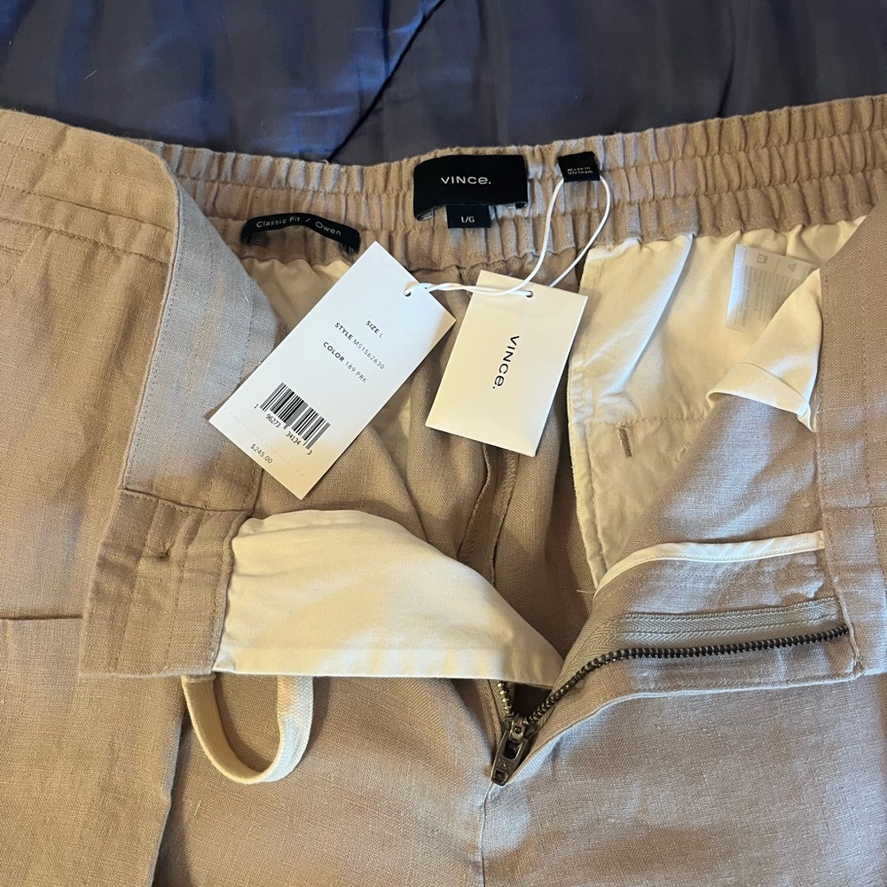 NWT Vince Hemp Drawstring Pants - Picture 8 of 8
